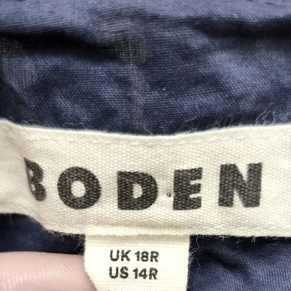 Boden Geometric Scoop Neck Sleeveless Mini Shift Dress Size 14R - Picture 9 of 10